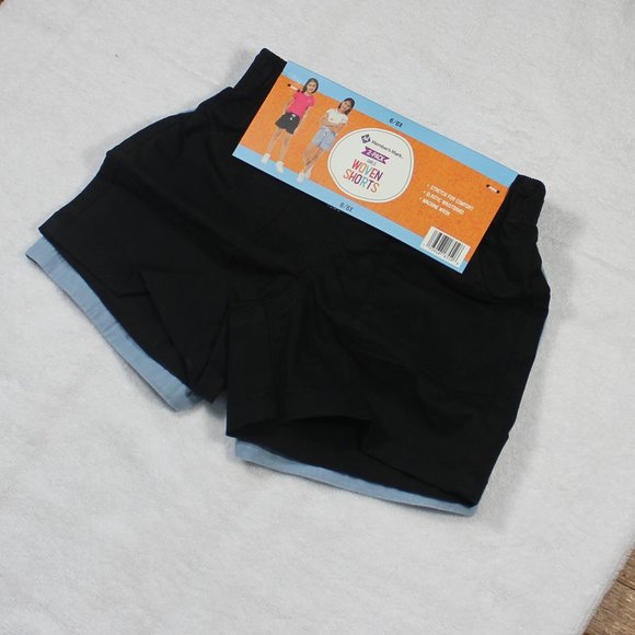 Member's Mark 2-PACK Girl's 6/6x Elastic Waist Woven Shorts - Picture 3 of 7